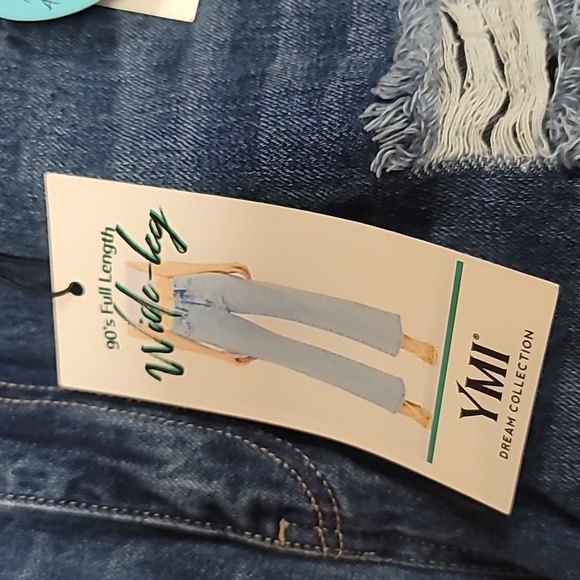 YMI wide leg 90's jeans sz 9 29 nwt - Picture 5 of 10